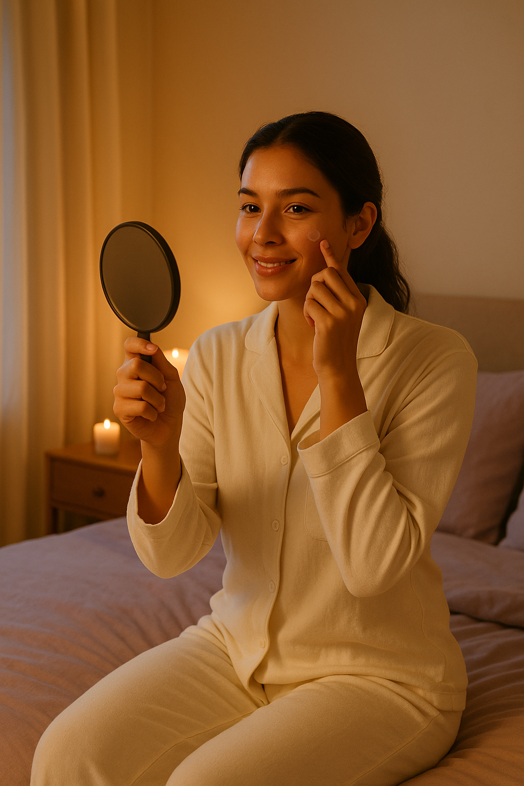 Evening skincare routine