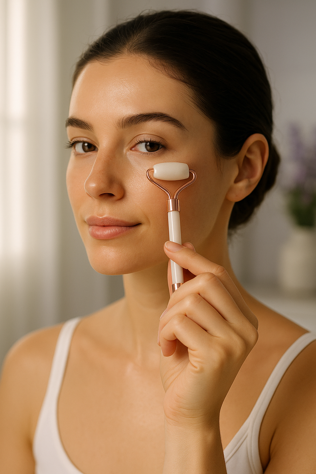 Jawline Shaper in Use